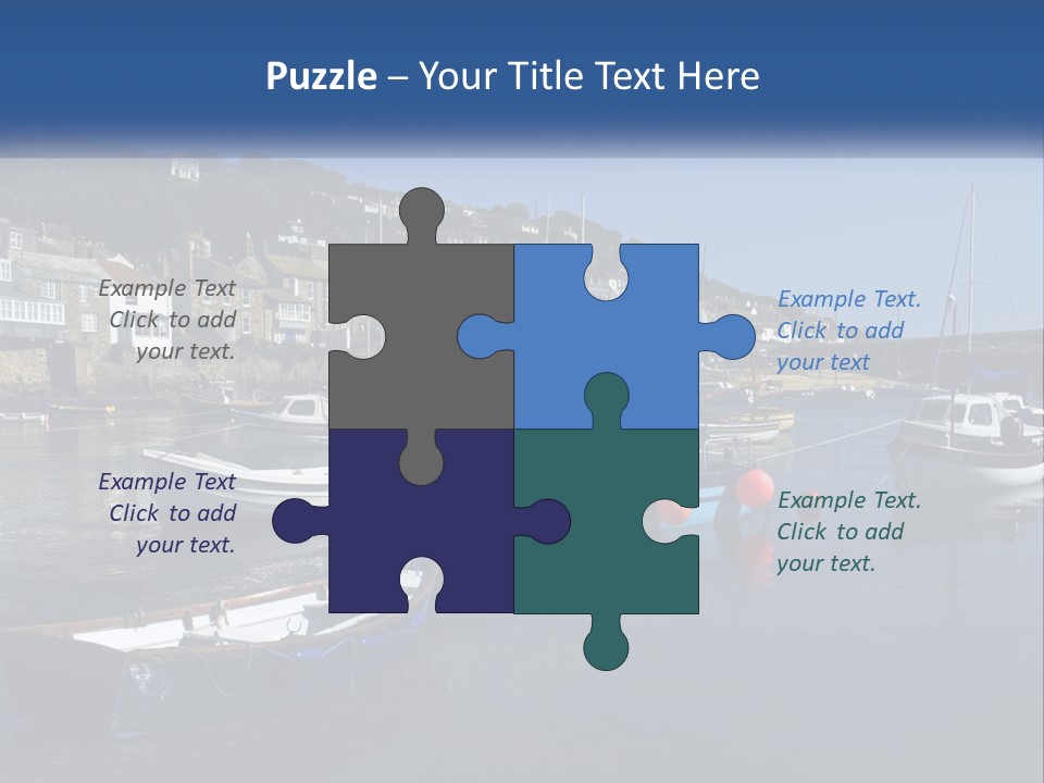 A Group Of Boats Floating On Top Of A Body Of Water PowerPoint Template