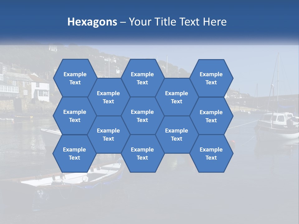 A Group Of Boats Floating On Top Of A Body Of Water PowerPoint Template