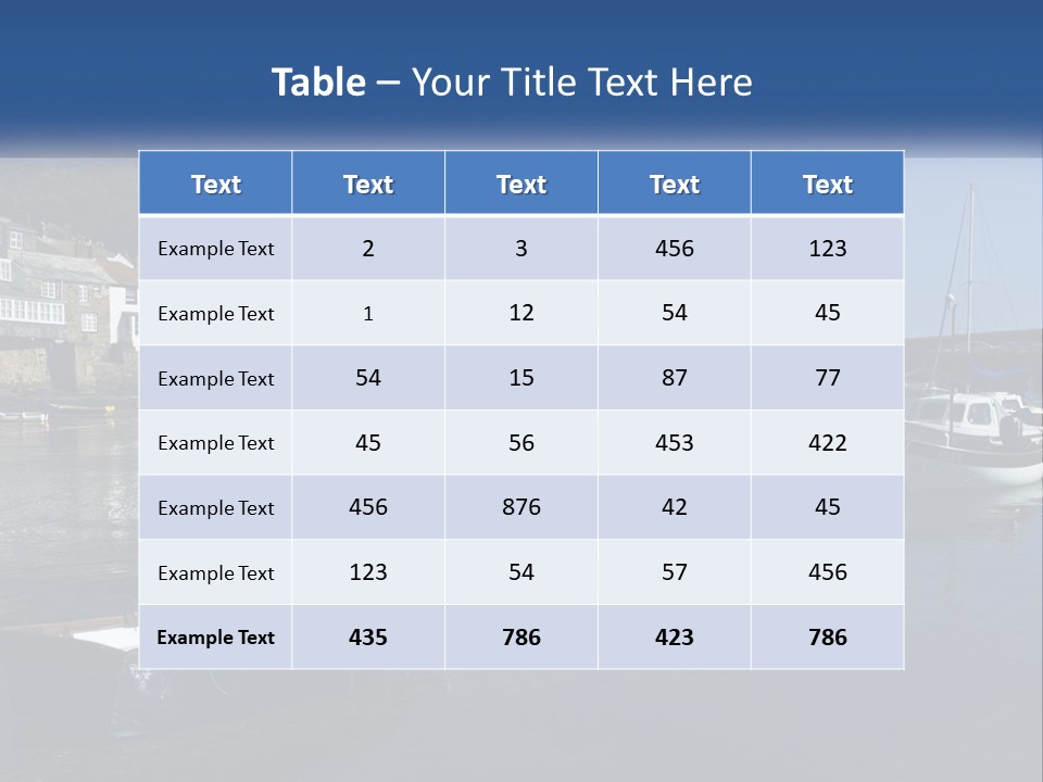 A Group Of Boats Floating On Top Of A Body Of Water PowerPoint Template