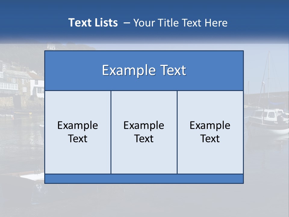 A Group Of Boats Floating On Top Of A Body Of Water PowerPoint Template