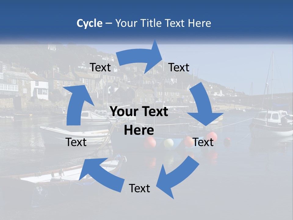 A Group Of Boats Floating On Top Of A Body Of Water PowerPoint Template