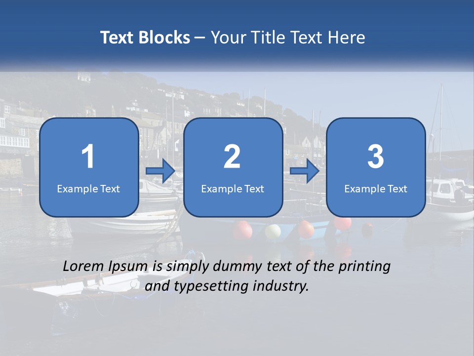 A Group Of Boats Floating On Top Of A Body Of Water PowerPoint Template