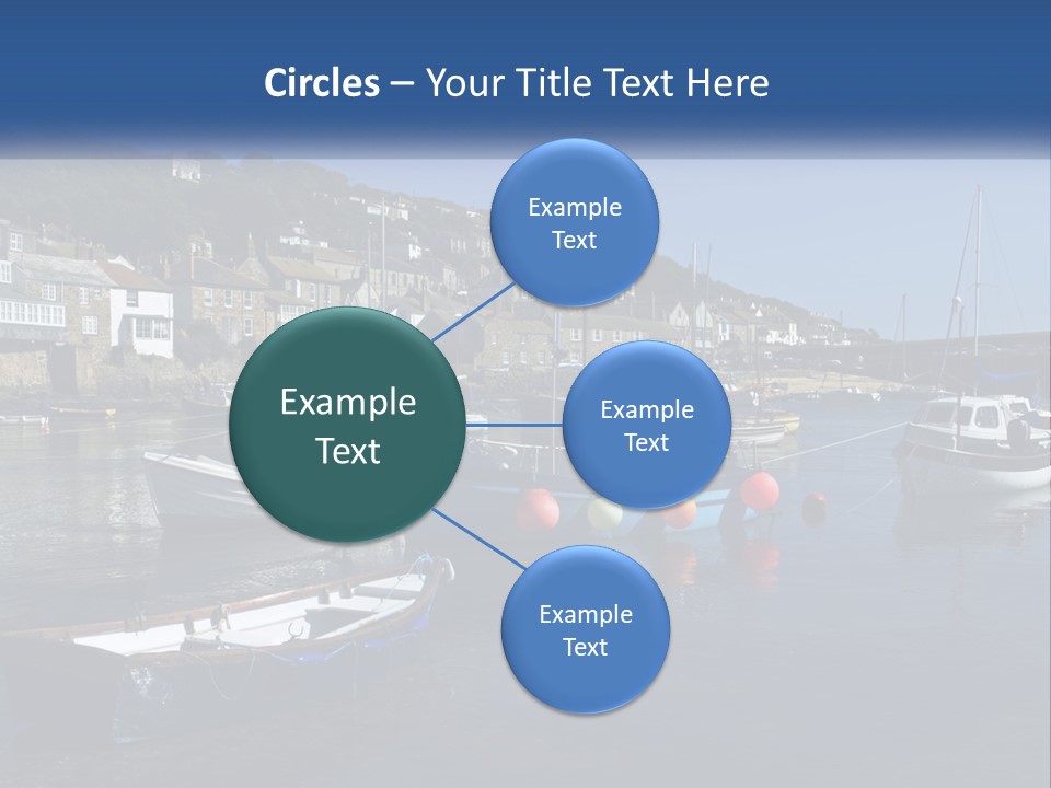 A Group Of Boats Floating On Top Of A Body Of Water PowerPoint Template