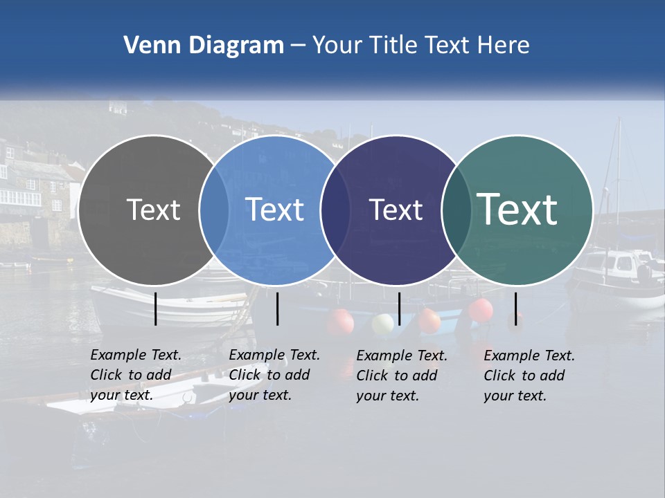 A Group Of Boats Floating On Top Of A Body Of Water PowerPoint Template