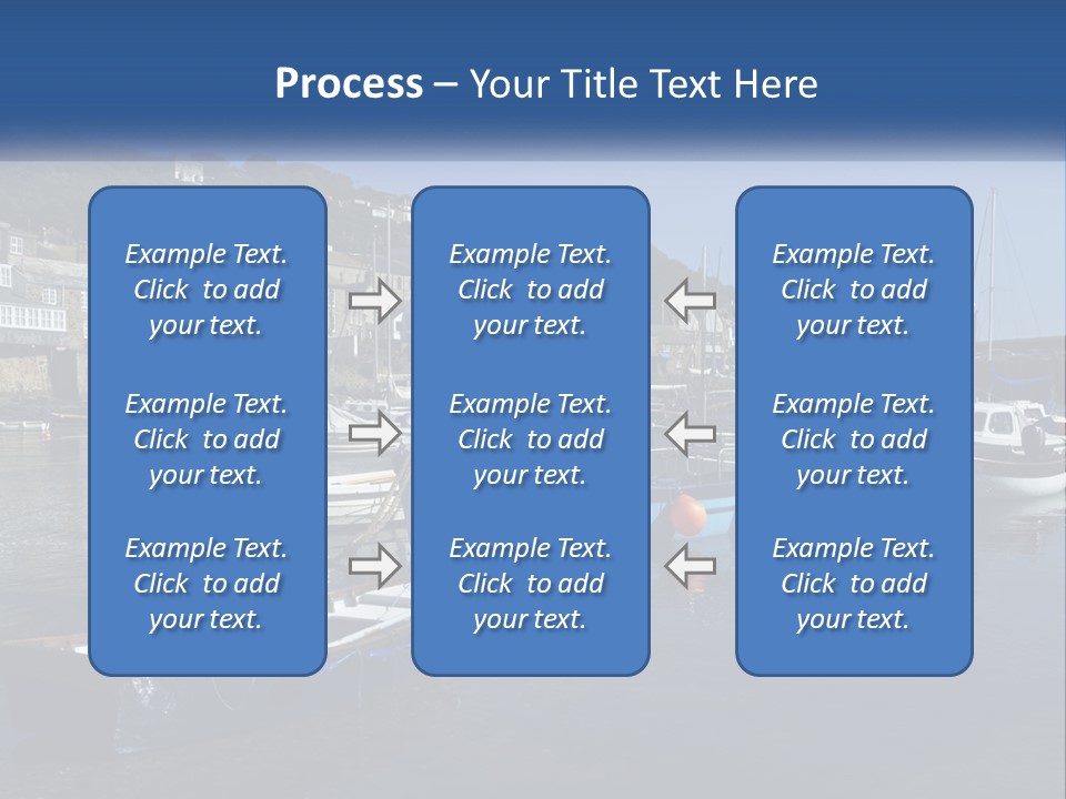 A Group Of Boats Floating On Top Of A Body Of Water PowerPoint Template