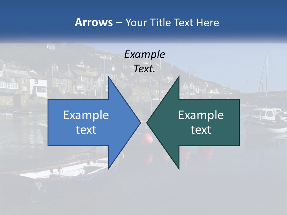 A Group Of Boats Floating On Top Of A Body Of Water PowerPoint Template