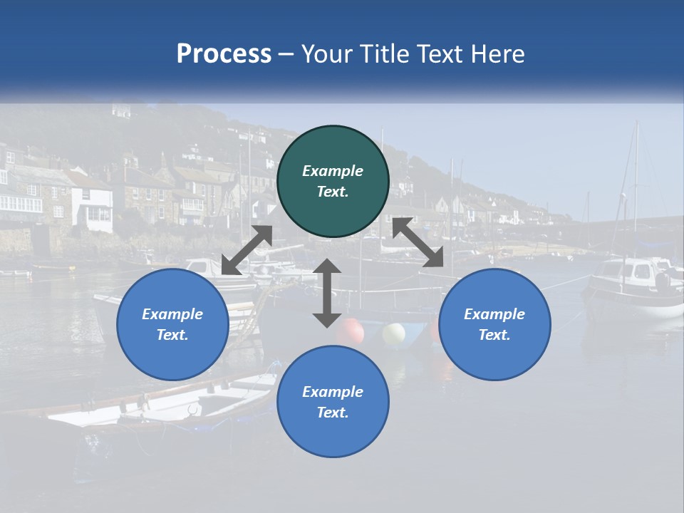 A Group Of Boats Floating On Top Of A Body Of Water PowerPoint Template