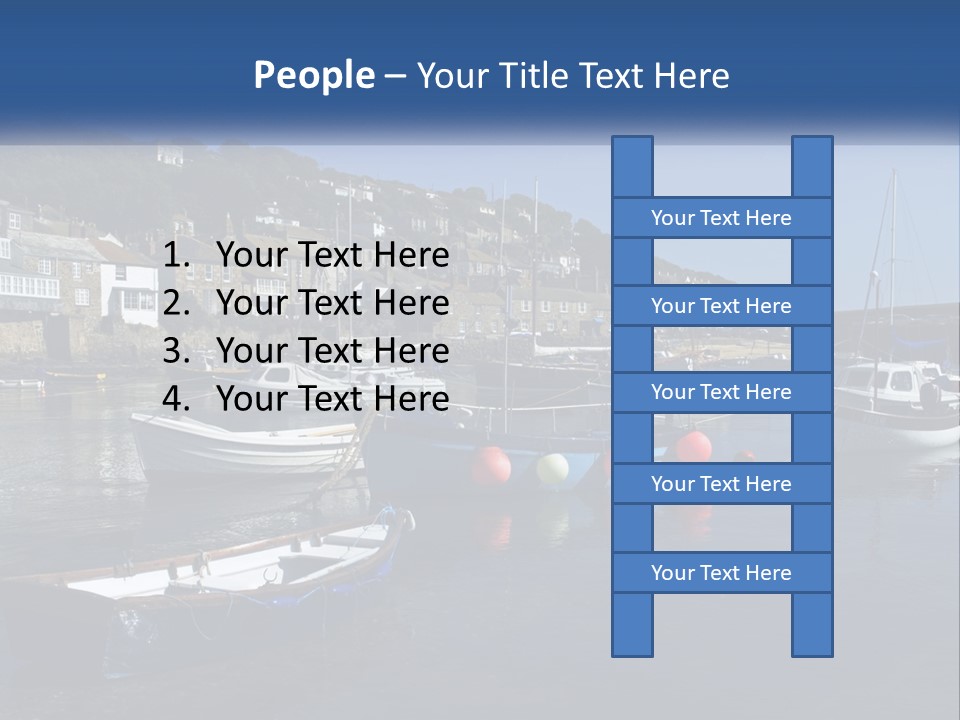 A Group Of Boats Floating On Top Of A Body Of Water PowerPoint Template