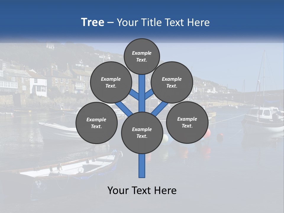 A Group Of Boats Floating On Top Of A Body Of Water PowerPoint Template