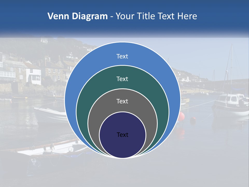 A Group Of Boats Floating On Top Of A Body Of Water PowerPoint Template