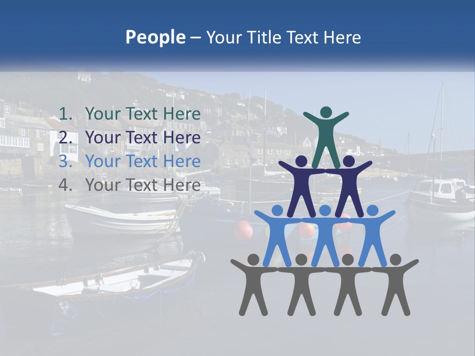 A Group Of Boats Floating On Top Of A Body Of Water PowerPoint Template