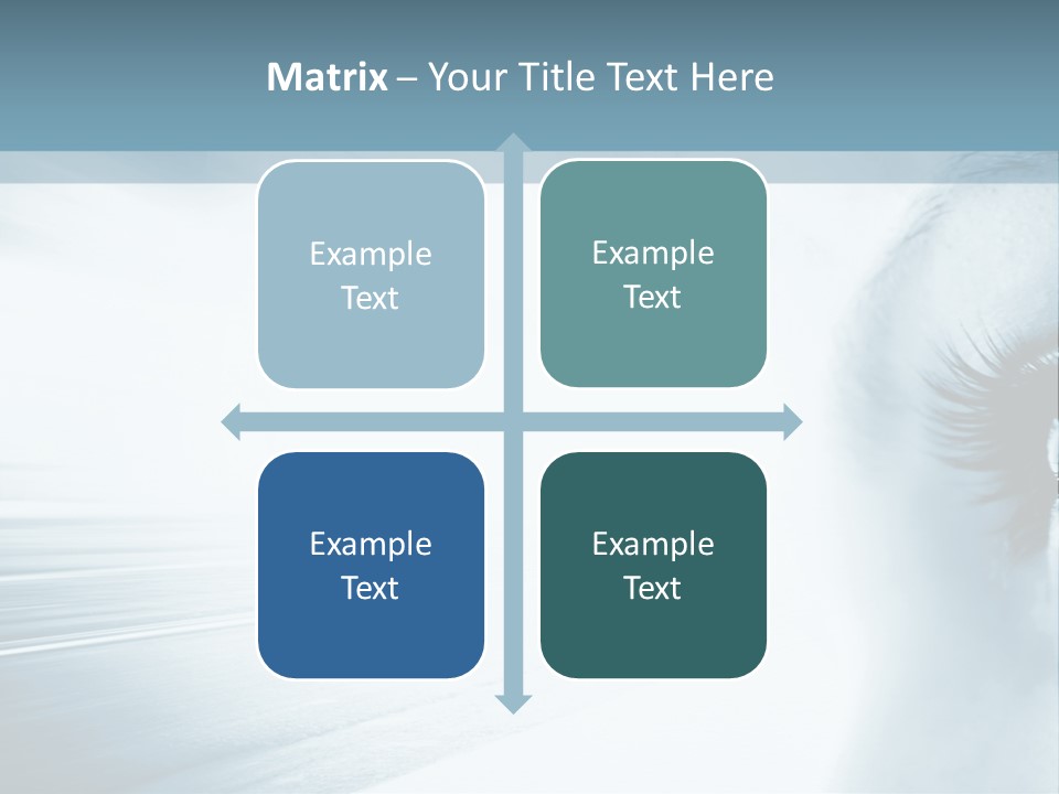 Iris Blue Stunning PowerPoint Template