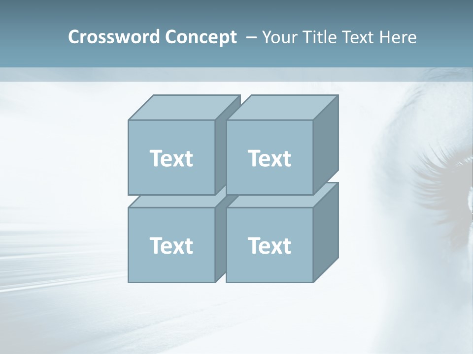 Iris Blue Stunning PowerPoint Template