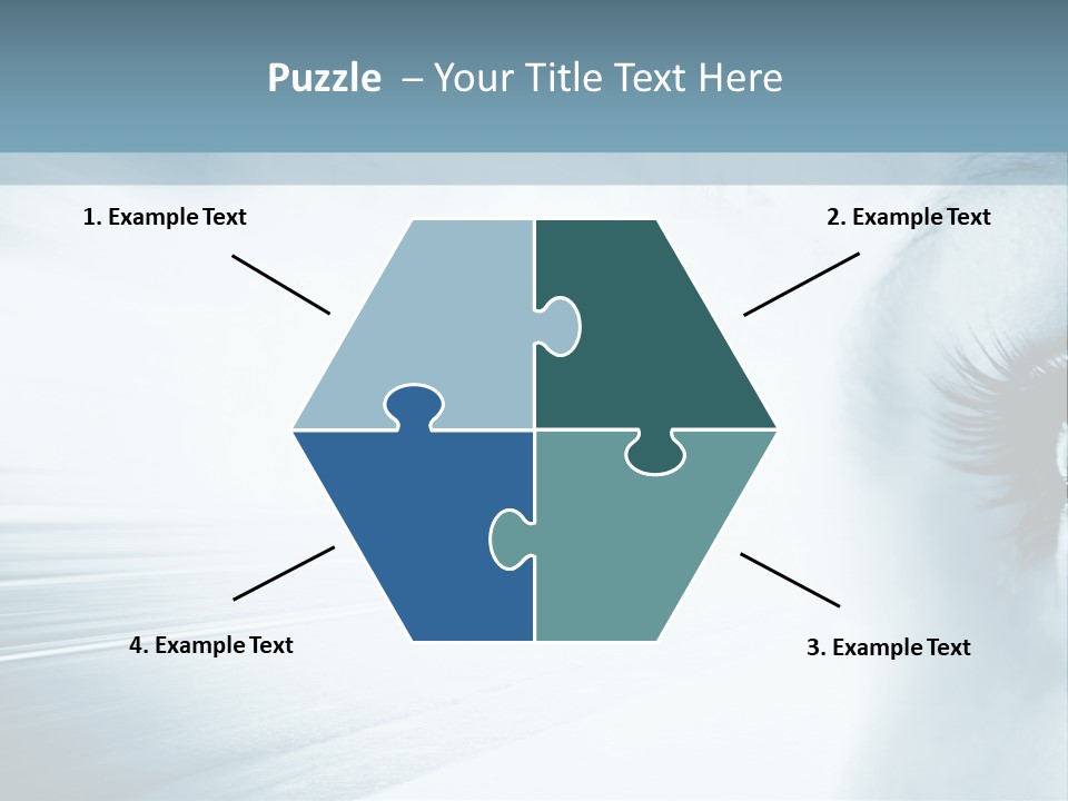 Iris Blue Stunning PowerPoint Template