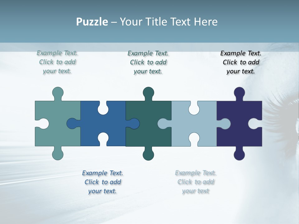 Iris Blue Stunning PowerPoint Template