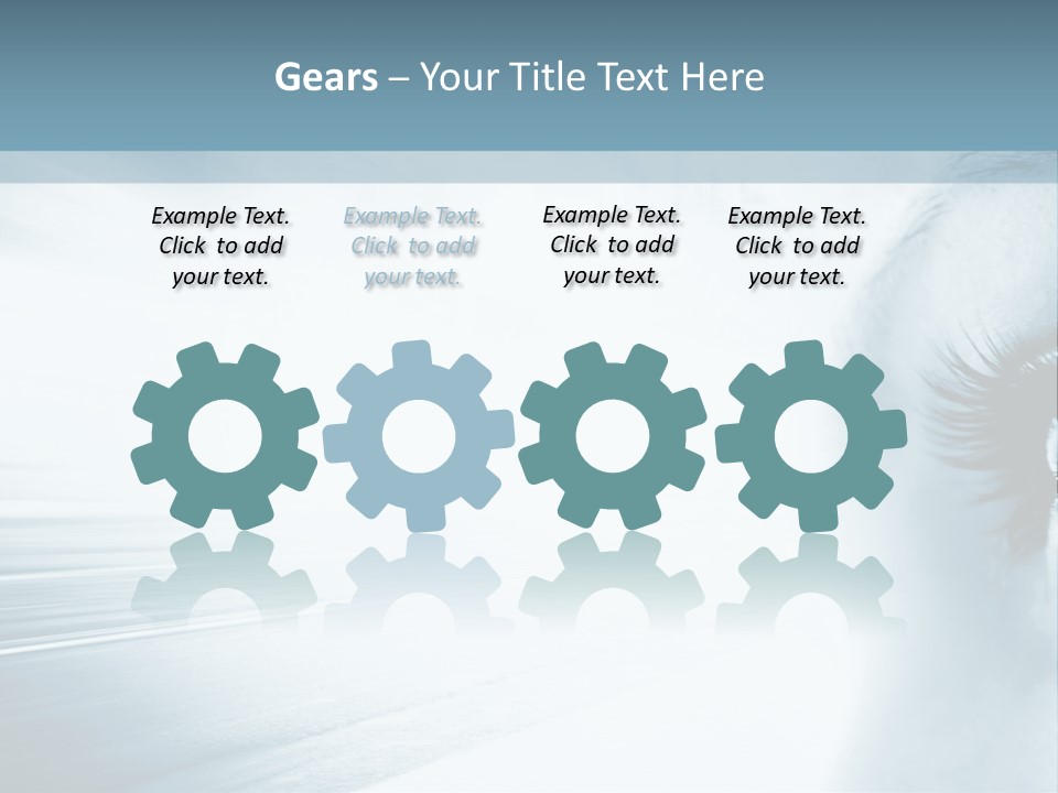 Iris Blue Stunning PowerPoint Template