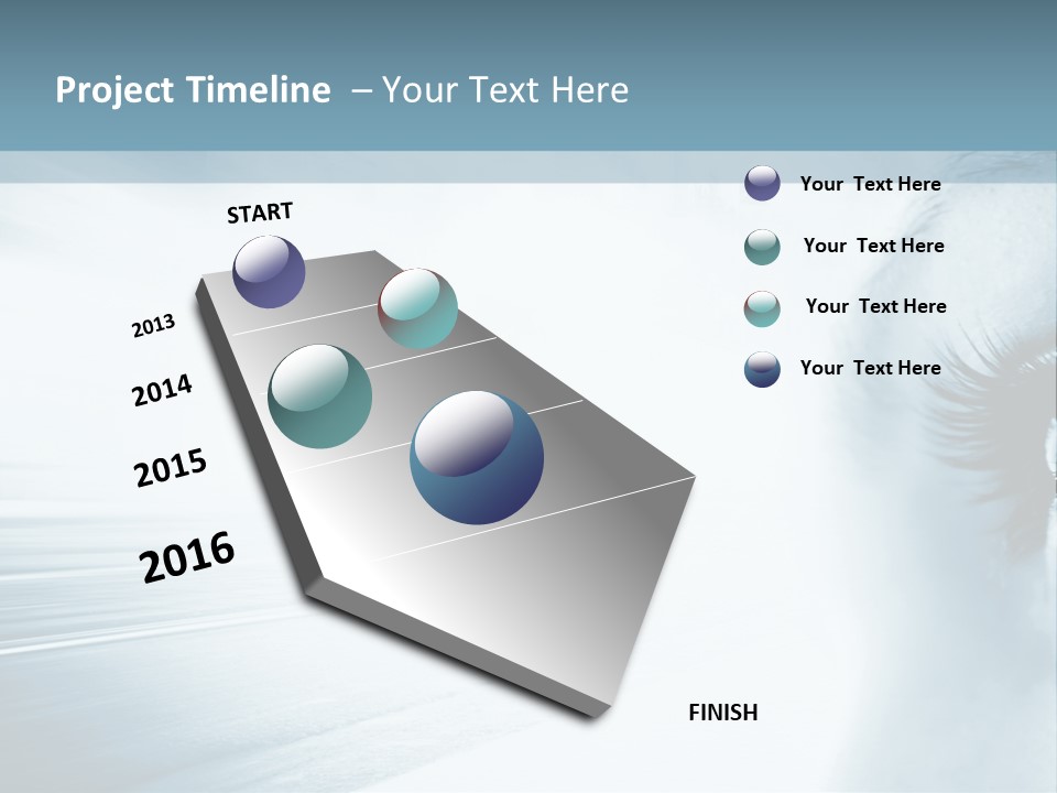 Iris Blue Stunning PowerPoint Template