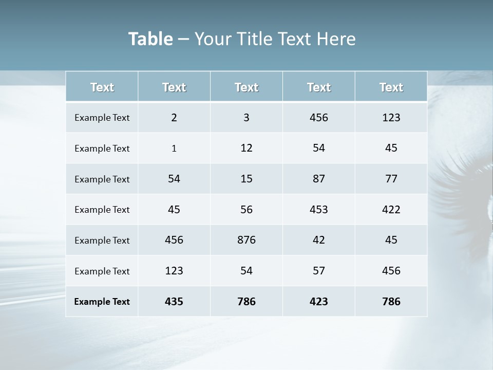 Iris Blue Stunning PowerPoint Template