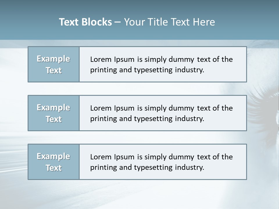 Iris Blue Stunning PowerPoint Template