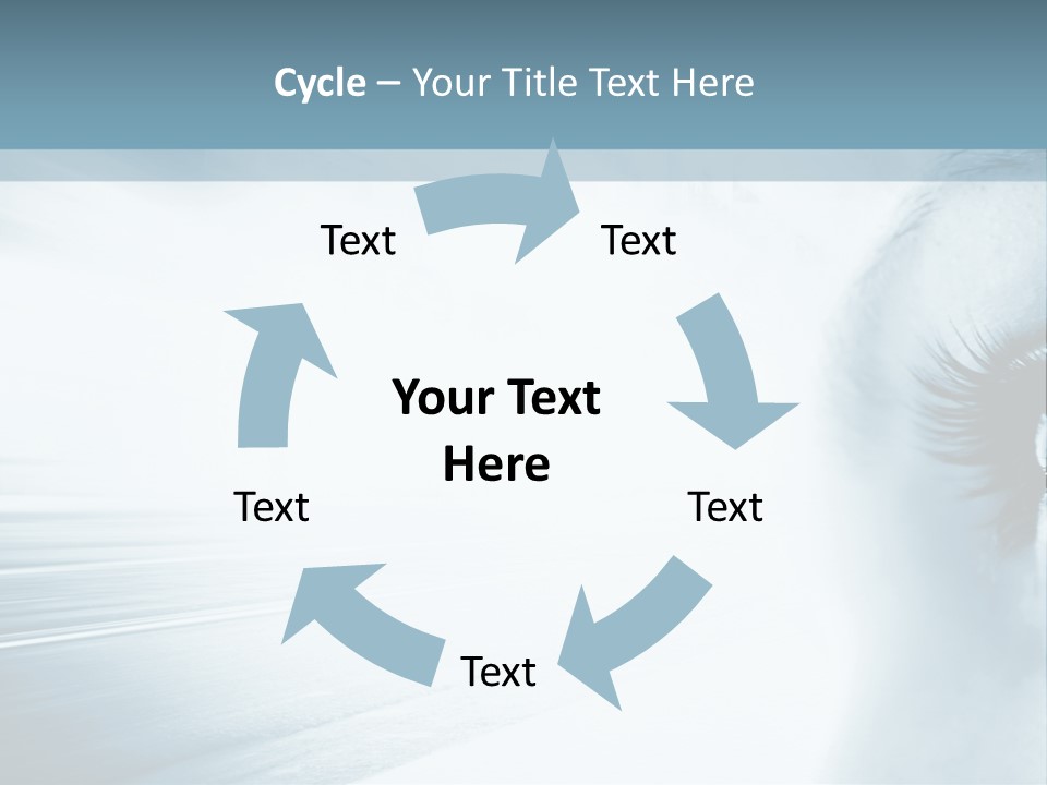 Iris Blue Stunning PowerPoint Template