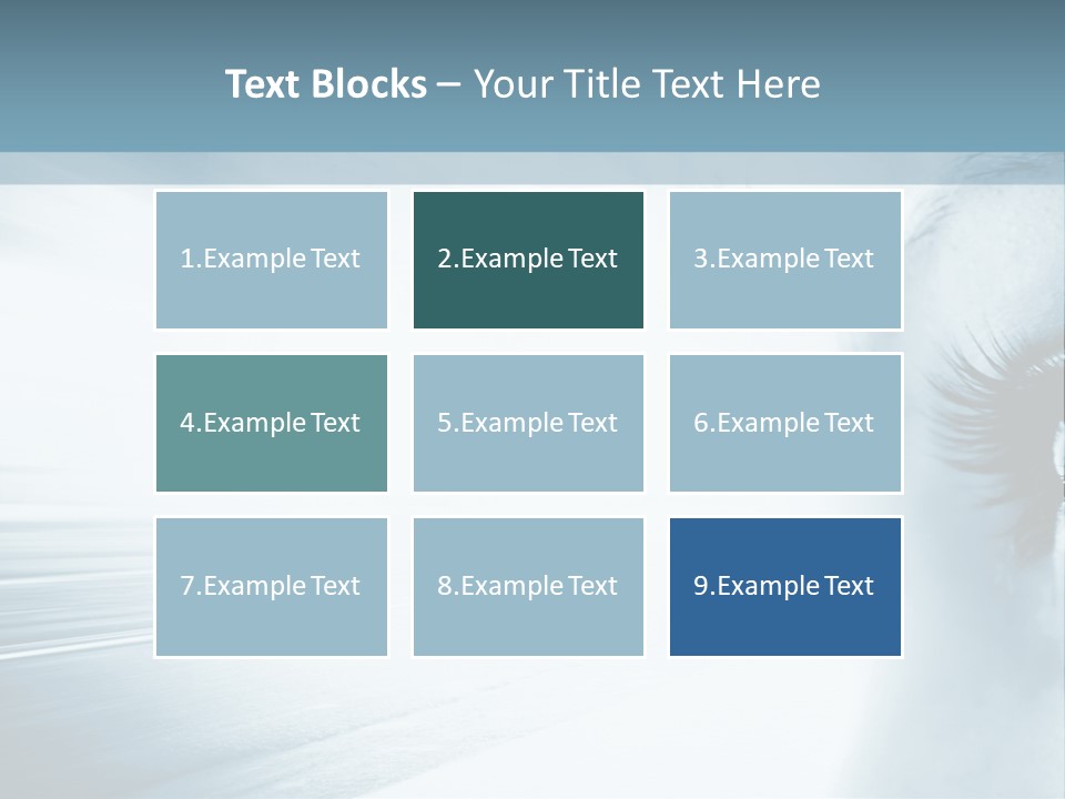 Iris Blue Stunning PowerPoint Template