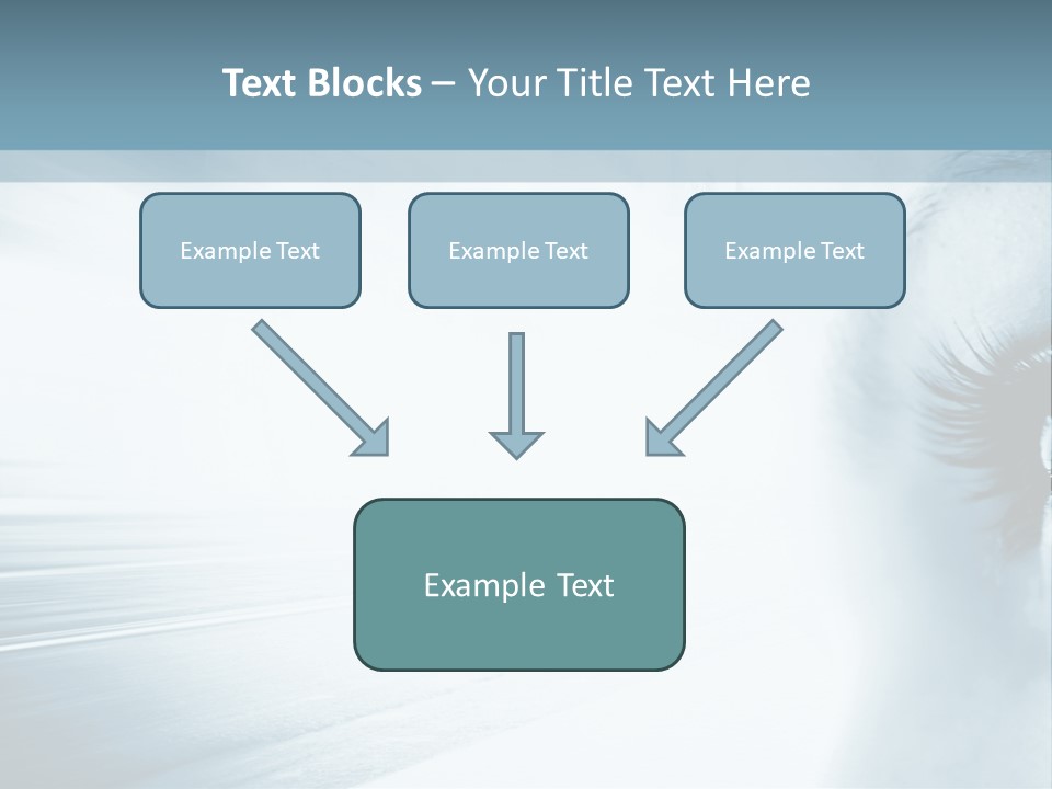 Iris Blue Stunning PowerPoint Template