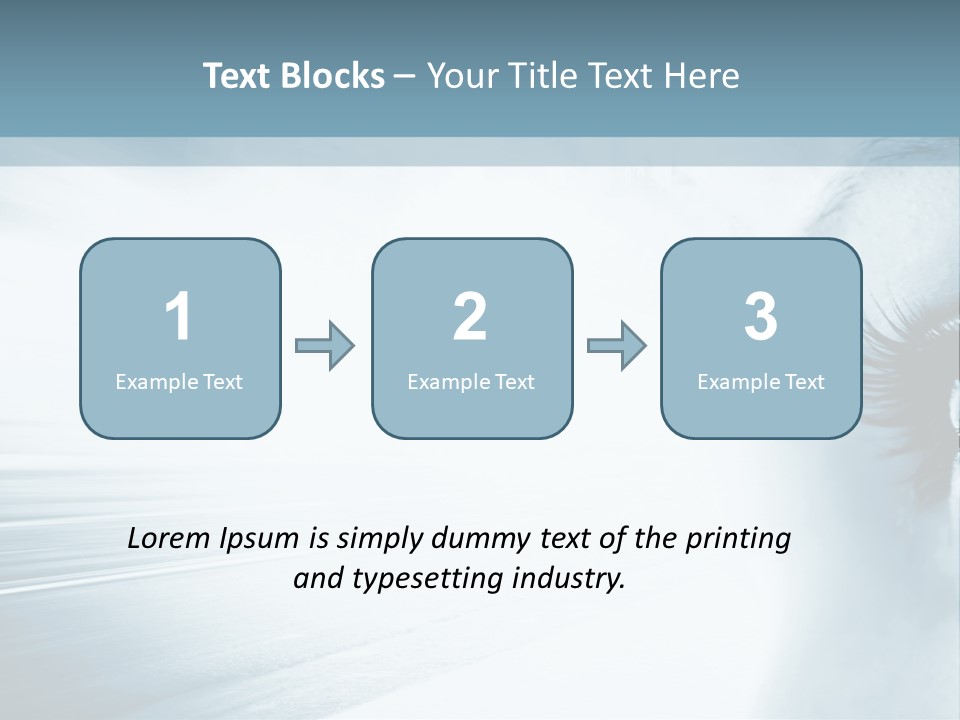 Iris Blue Stunning PowerPoint Template
