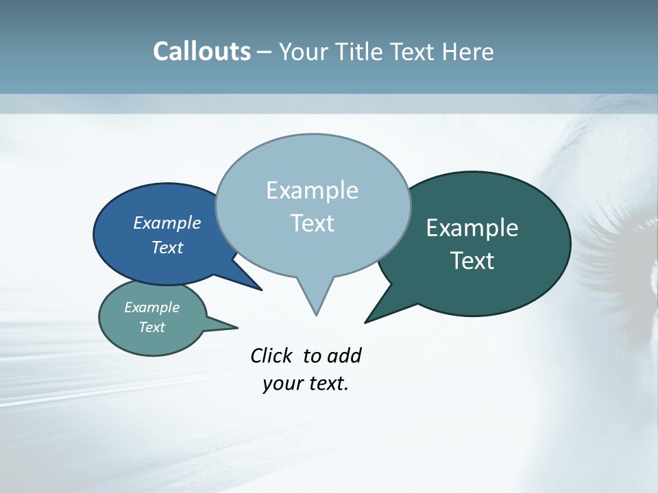 Iris Blue Stunning PowerPoint Template