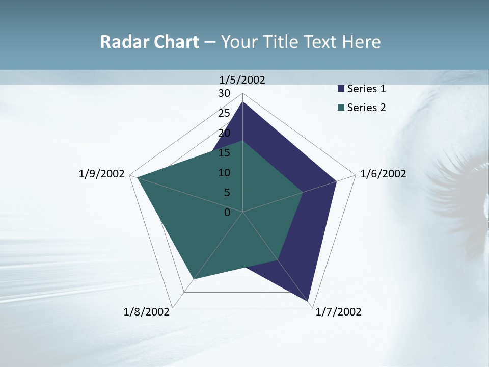 Iris Blue Stunning PowerPoint Template