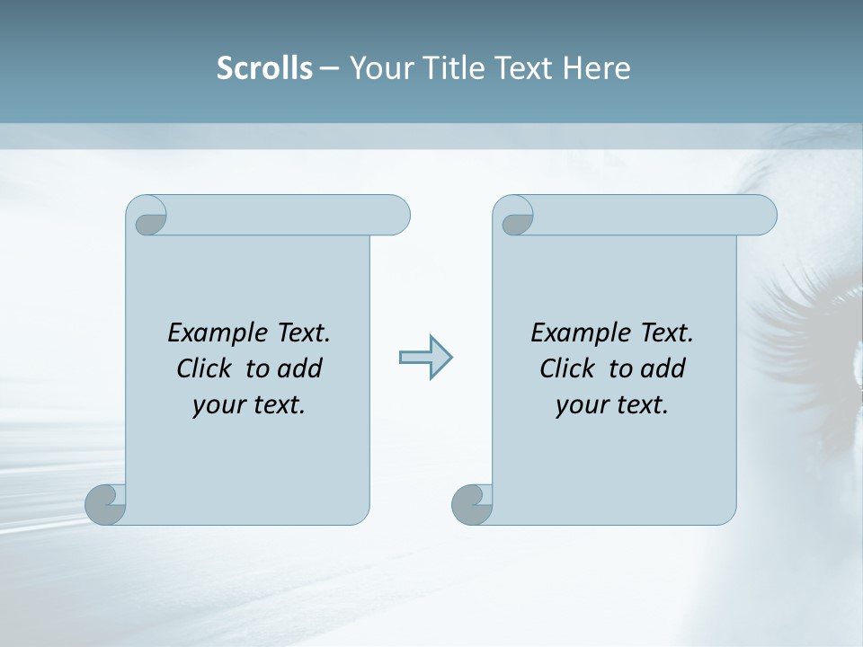 Iris Blue Stunning PowerPoint Template