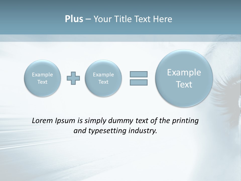 Iris Blue Stunning PowerPoint Template