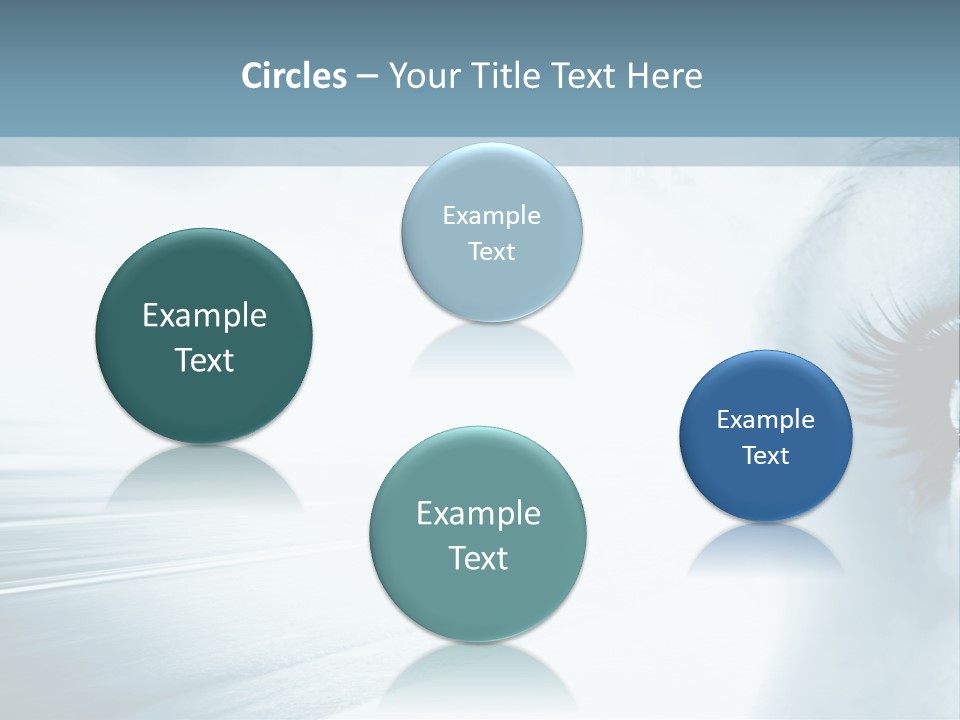 Iris Blue Stunning PowerPoint Template