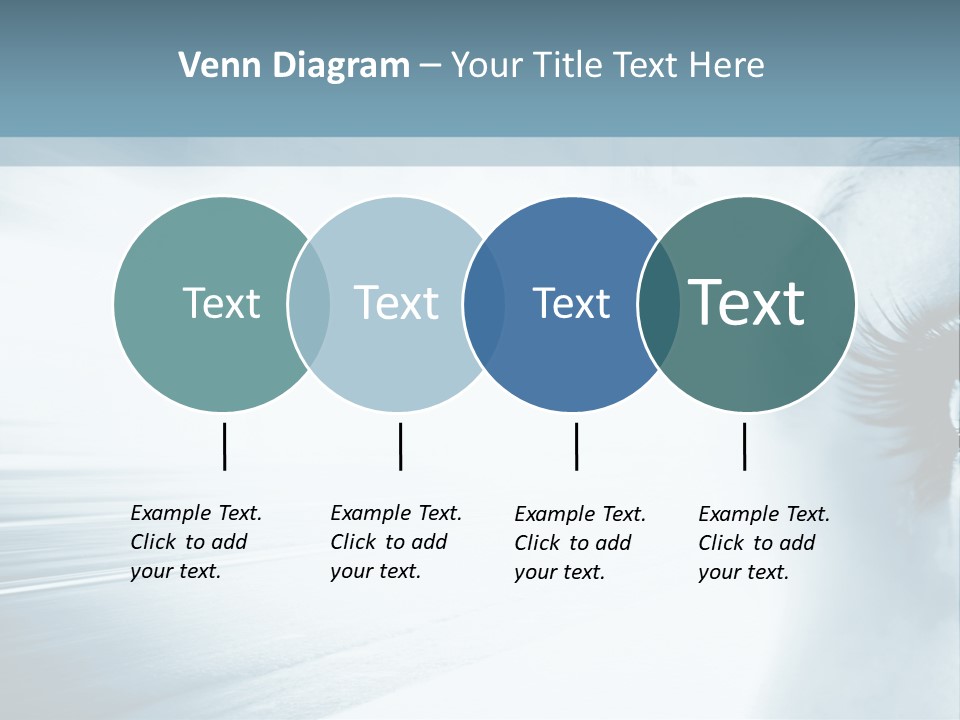 Iris Blue Stunning PowerPoint Template