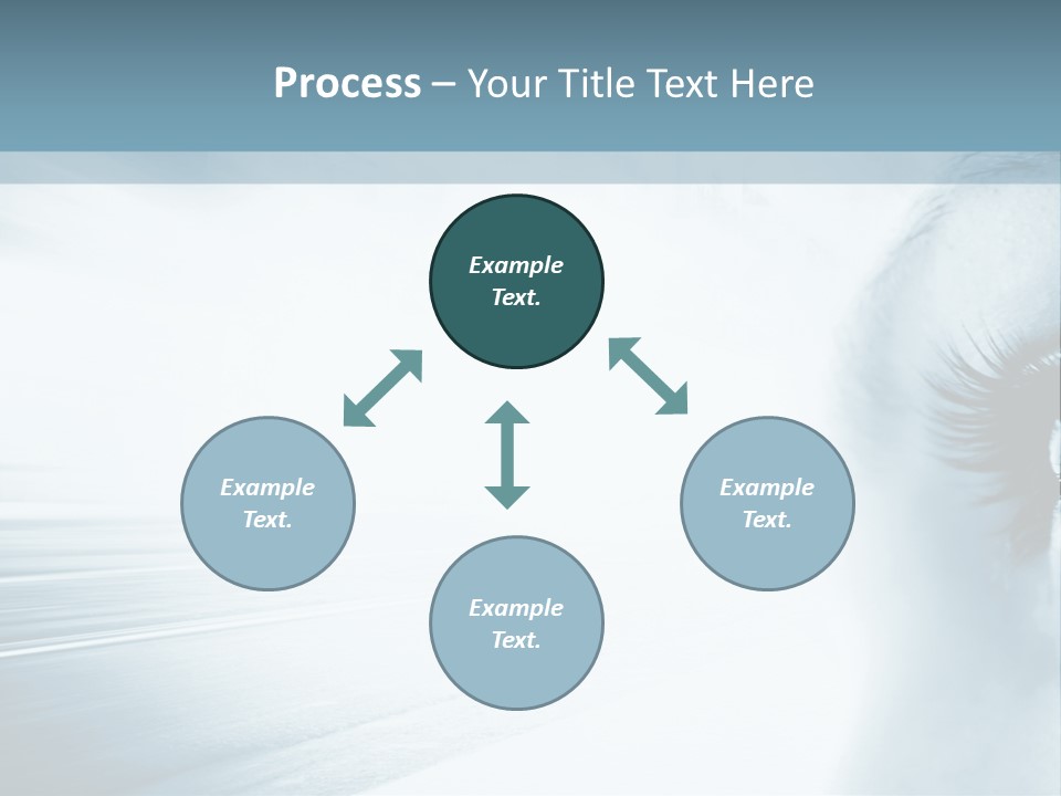 Iris Blue Stunning PowerPoint Template