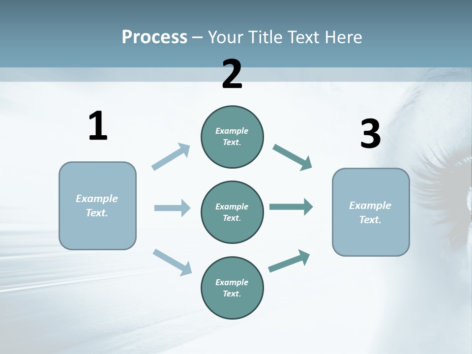 Iris Blue Stunning PowerPoint Template