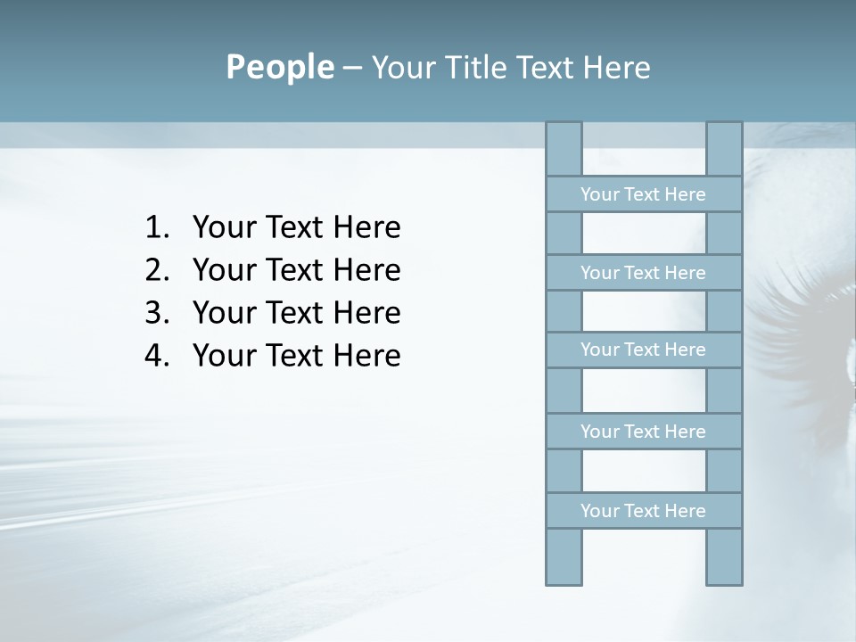 Iris Blue Stunning PowerPoint Template