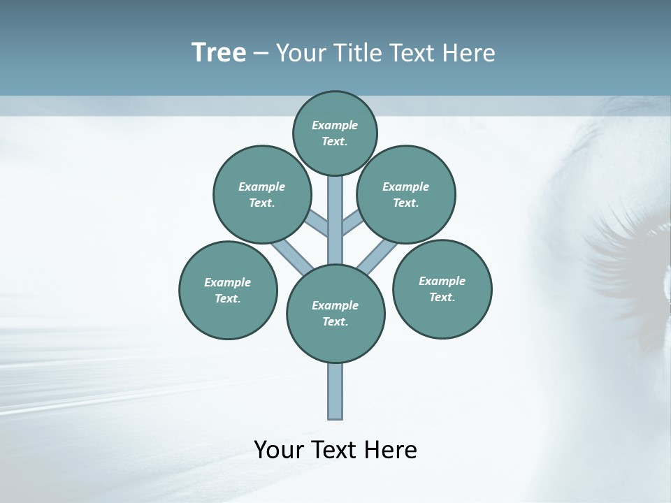 Iris Blue Stunning PowerPoint Template