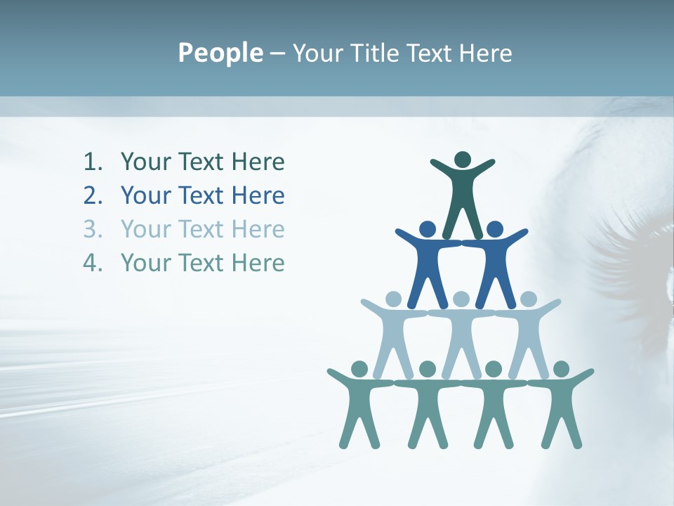 Iris Blue Stunning PowerPoint Template