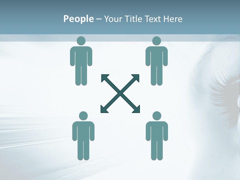 Iris Blue Stunning PowerPoint Template