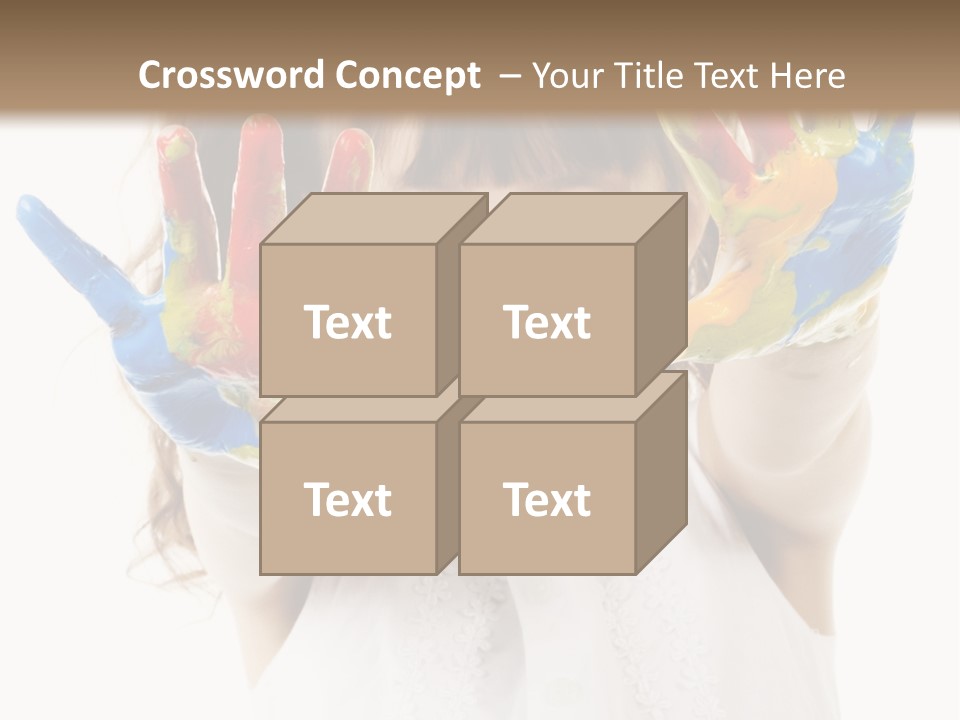Craft Preschool Painter PowerPoint Template