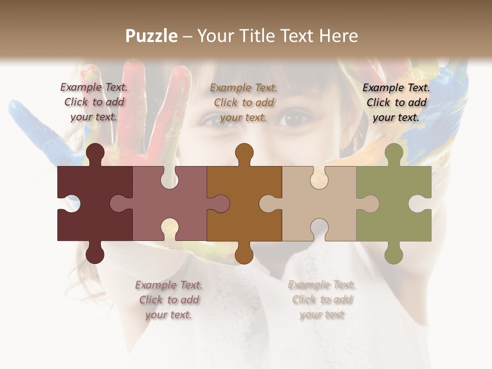 Craft Preschool Painter PowerPoint Template