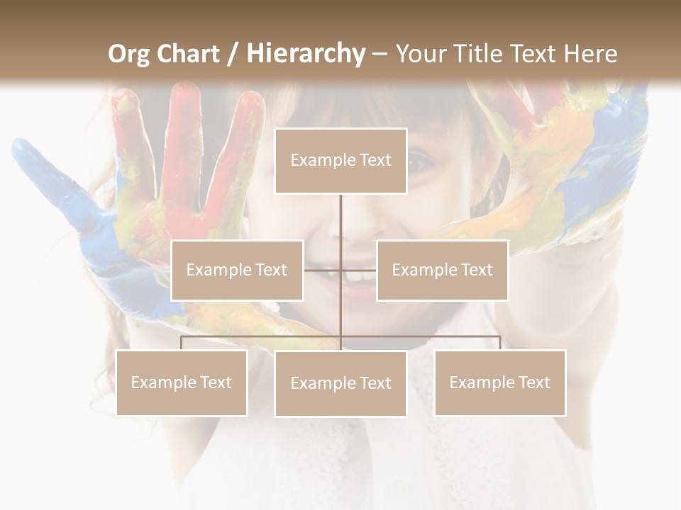 Craft Preschool Painter PowerPoint Template