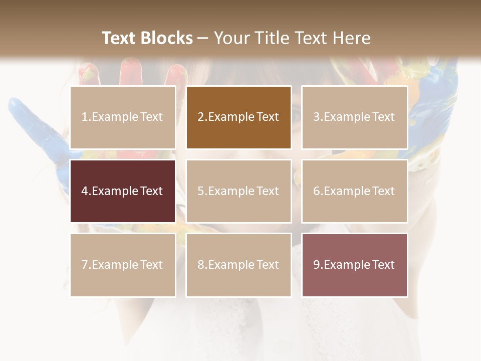 Craft Preschool Painter PowerPoint Template