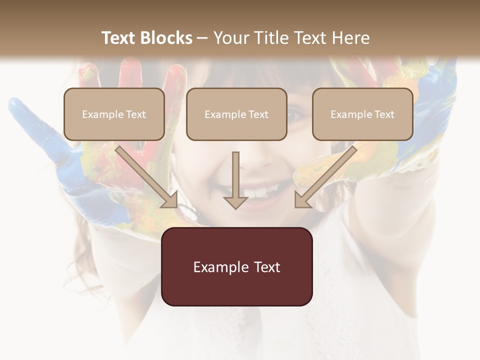 Craft Preschool Painter PowerPoint Template