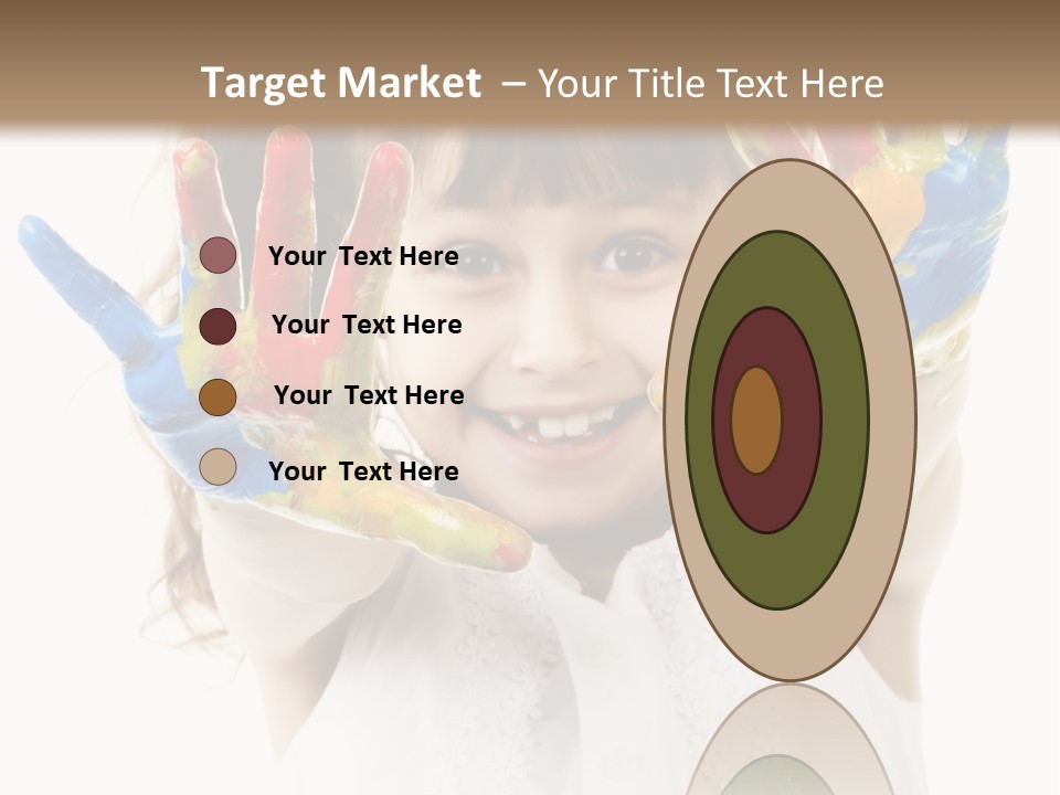 Craft Preschool Painter PowerPoint Template