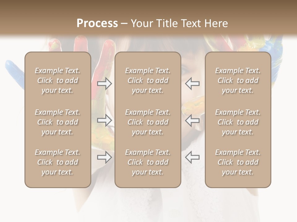 Craft Preschool Painter PowerPoint Template