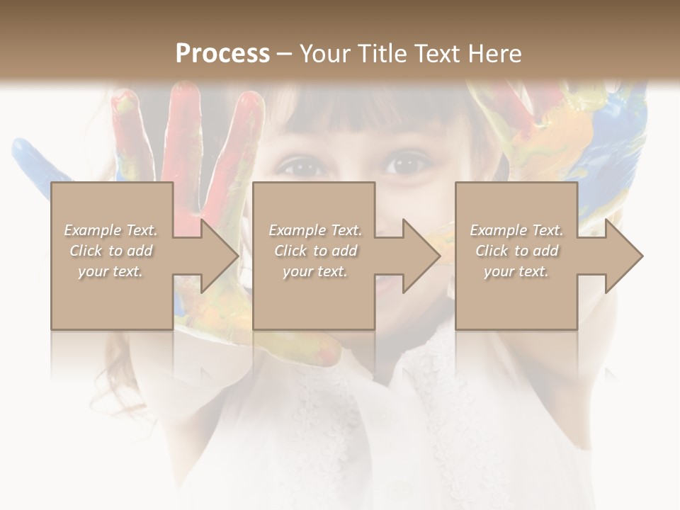 Craft Preschool Painter PowerPoint Template