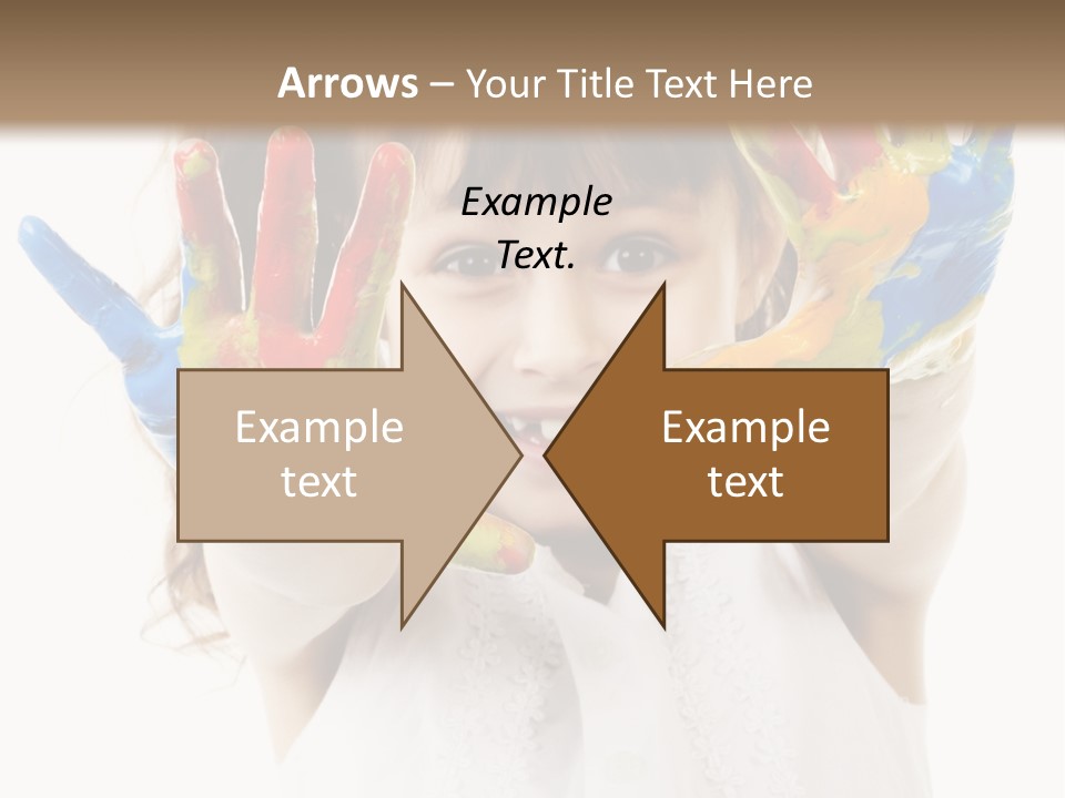 Craft Preschool Painter PowerPoint Template