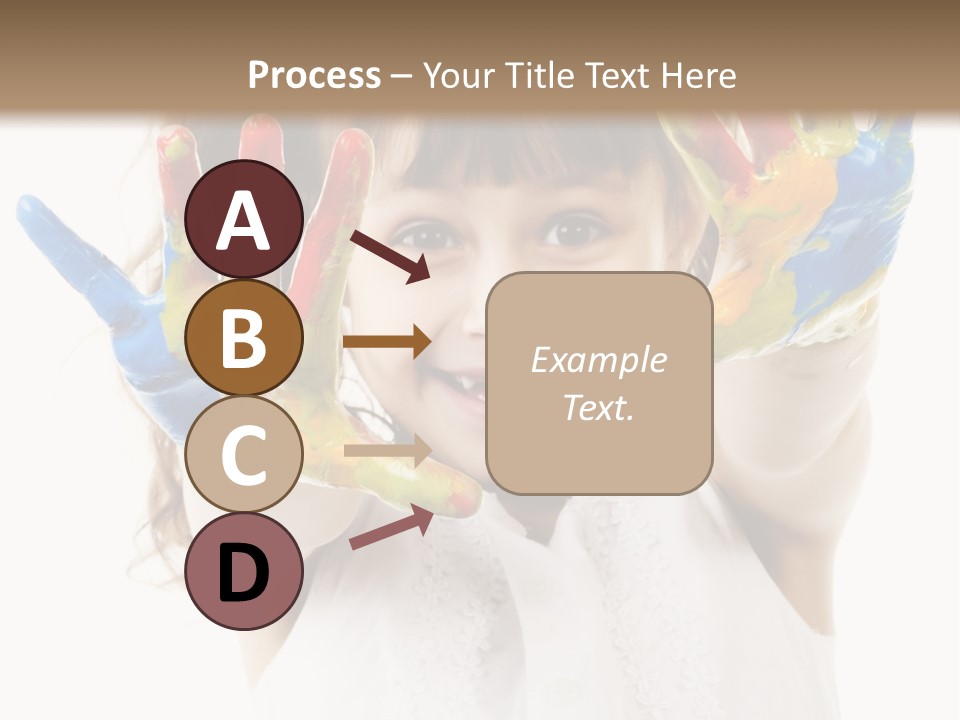 Craft Preschool Painter PowerPoint Template