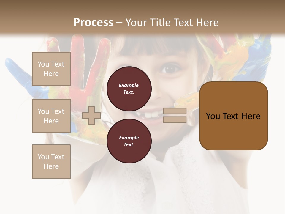 Craft Preschool Painter PowerPoint Template